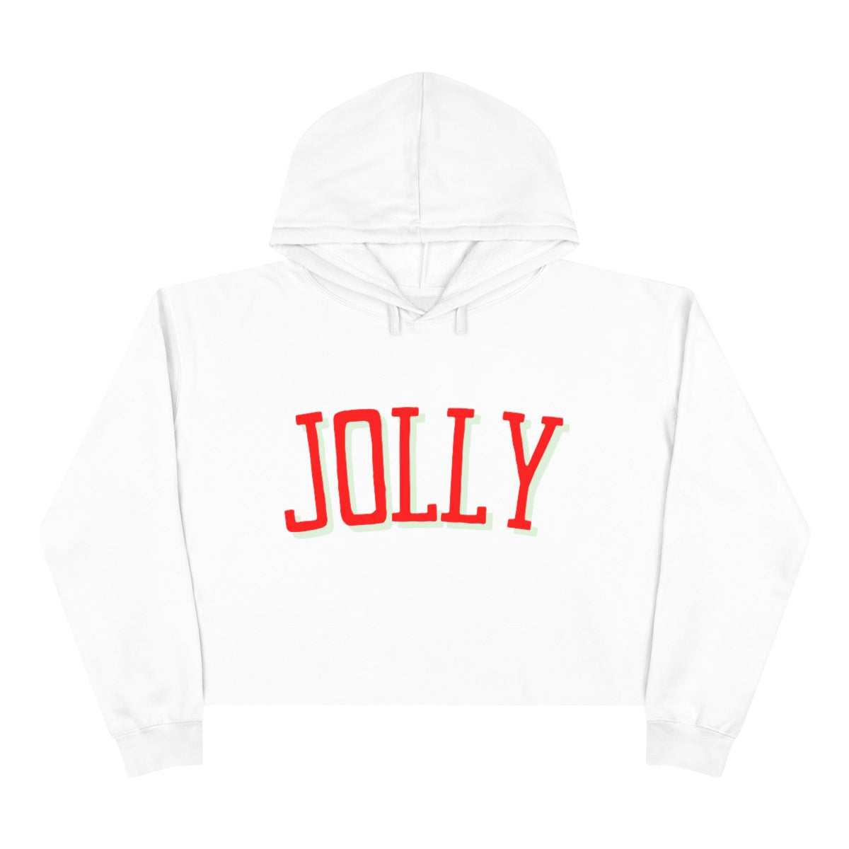 "Jolly", Crop Hoodie