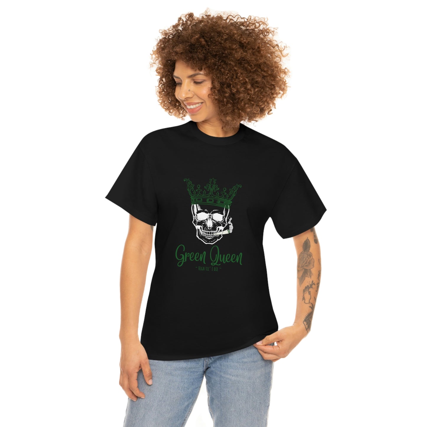 "Green Queen - High til' I die", Tee