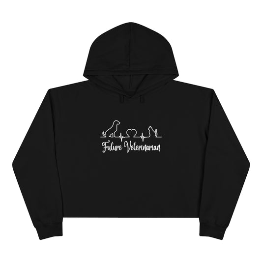 "Future Veterinarian" Crop Hoodie