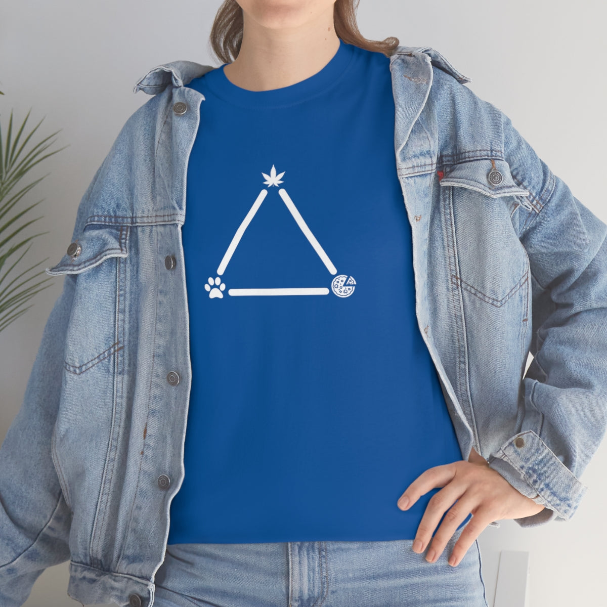 Pot, Puppies, Pizza Triangle Tee