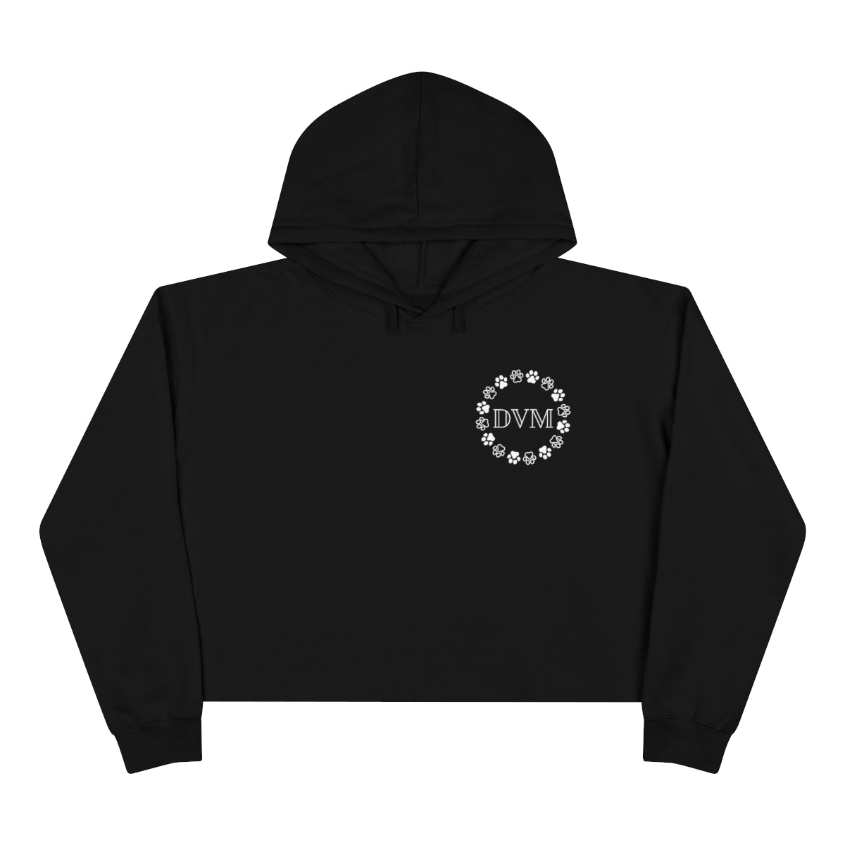 "DVM" Crop Hoodie