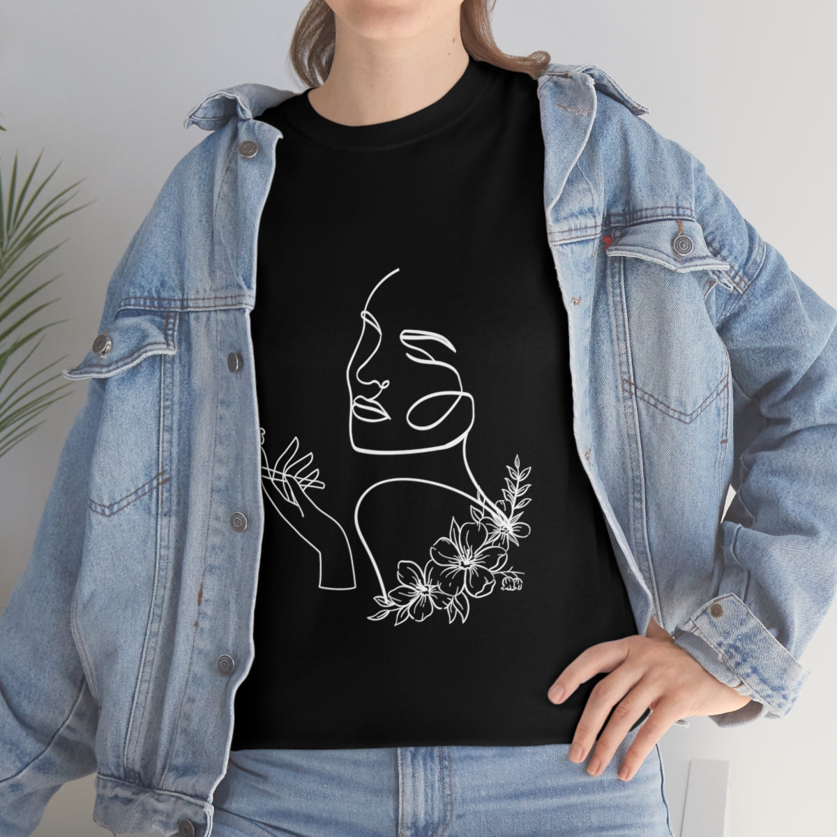 Smoking Woman Cotton Tee