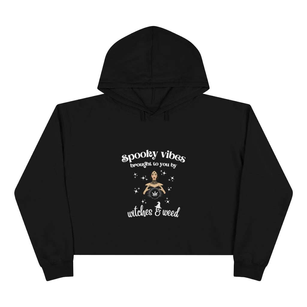 Witches & Weed Crop Hoodie