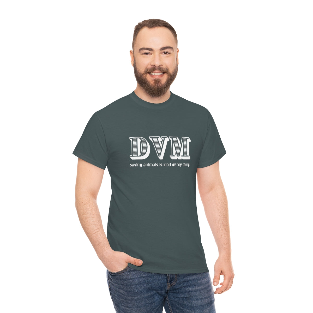 "DVM, saving animals is kind of my thing" Tee