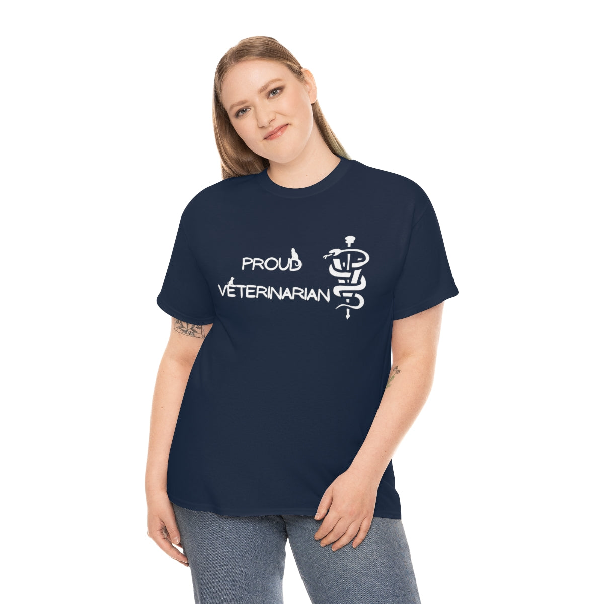 "Proud veterinarian" Tee