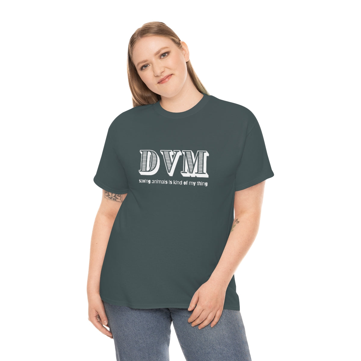 "DVM, saving animals is kind of my thing" Tee