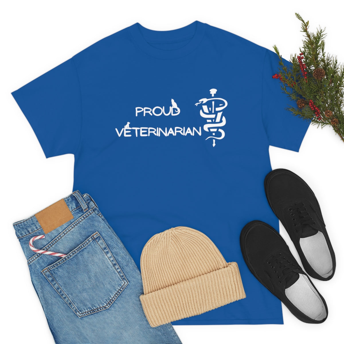 "Proud veterinarian" Tee