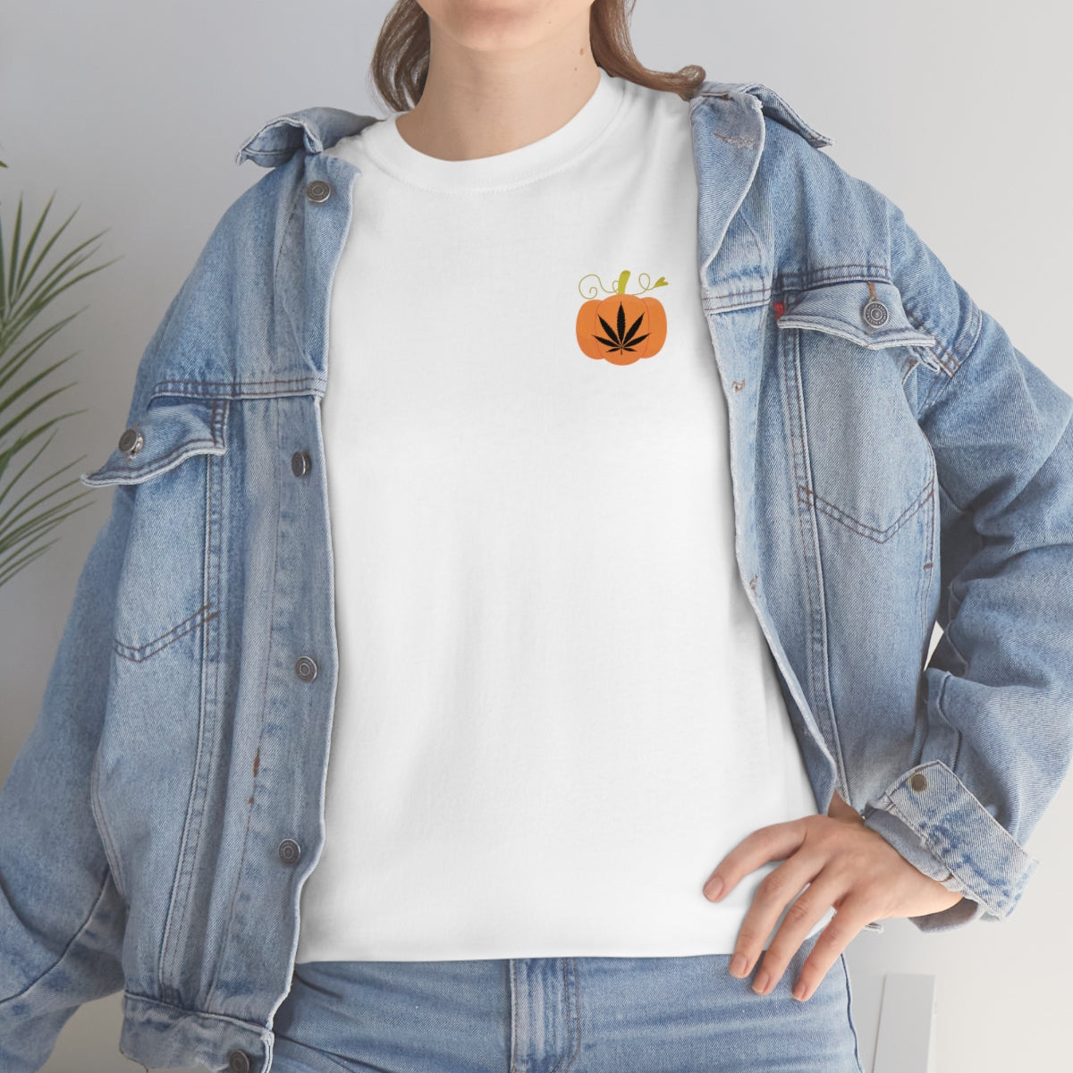 Pumpkin Weed Leaf, Tee