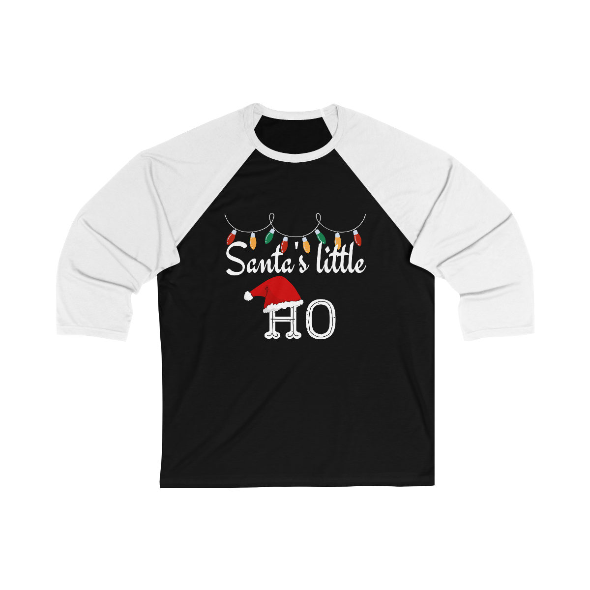 "Santa's Little Ho", Baseball Tee