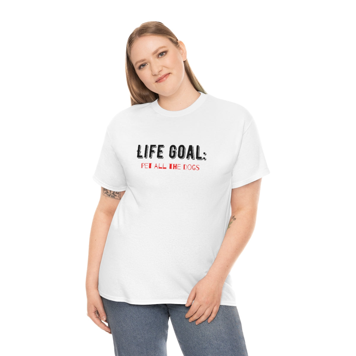 "Life Goal: Pet all the dogs" Tee