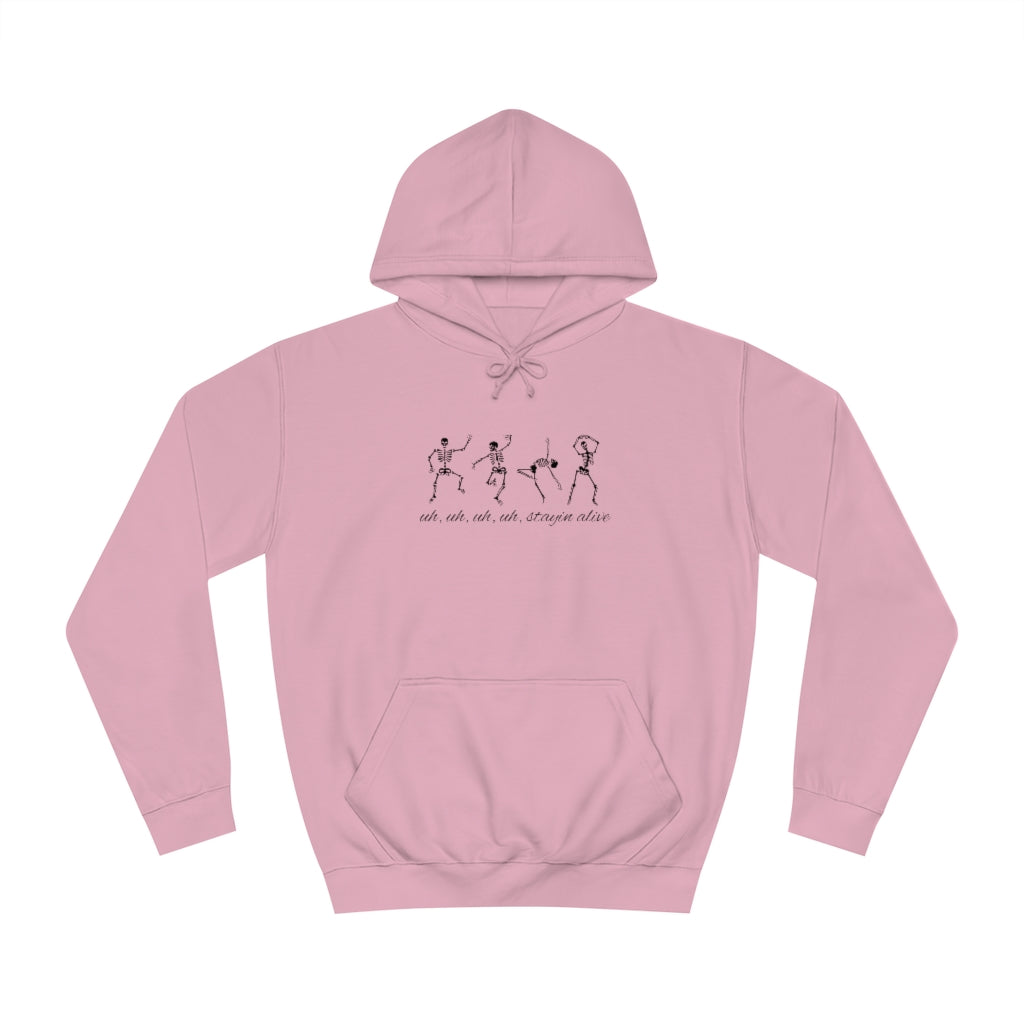 "Stayin' Alive" - Dancing Skeletons Hoodie