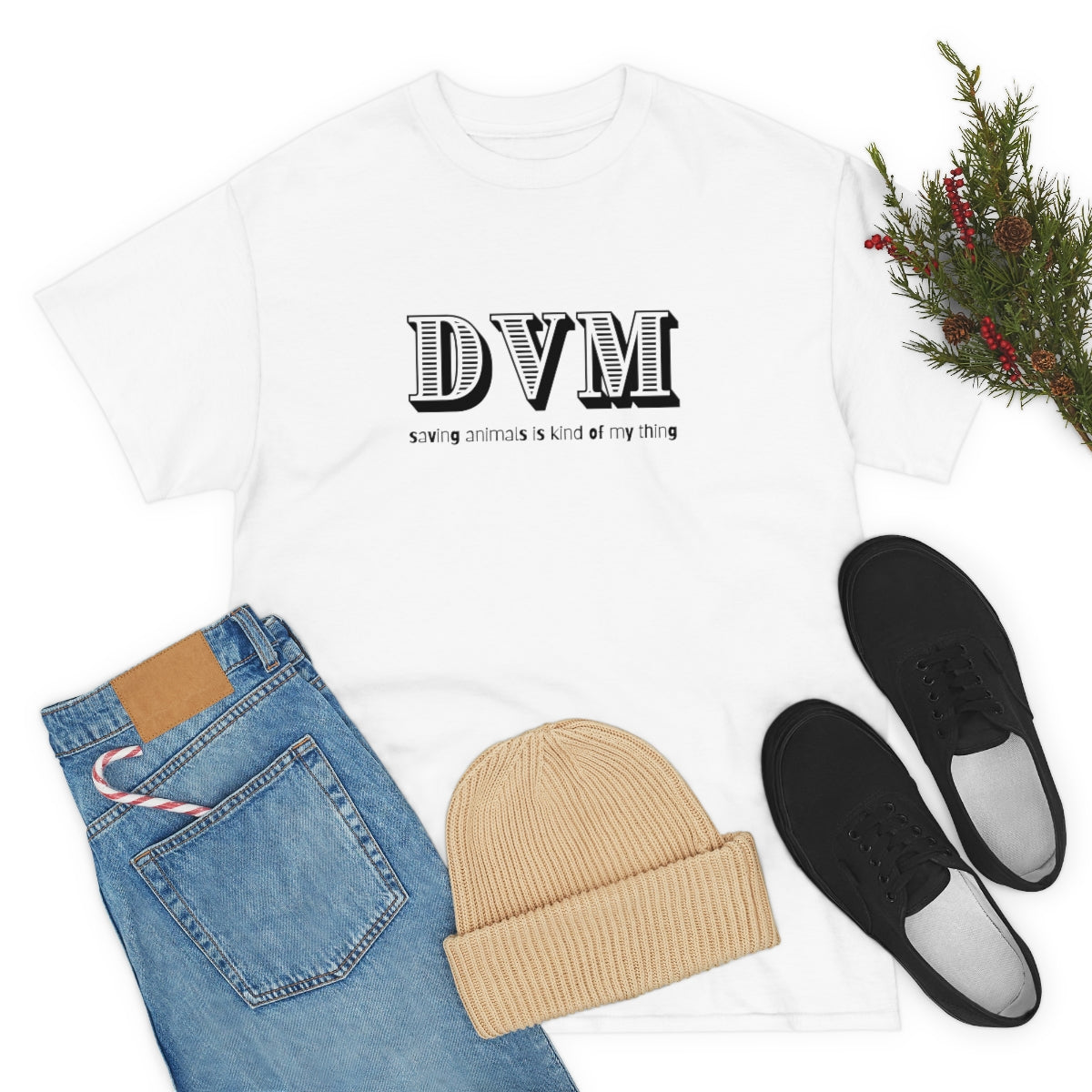 "DVM, saving animals is kind of my thing" Tee