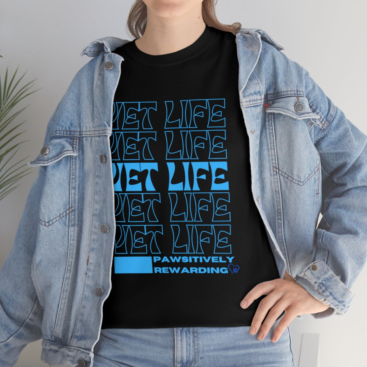 "Vet Life: Pawsitively Rewarding" Tee