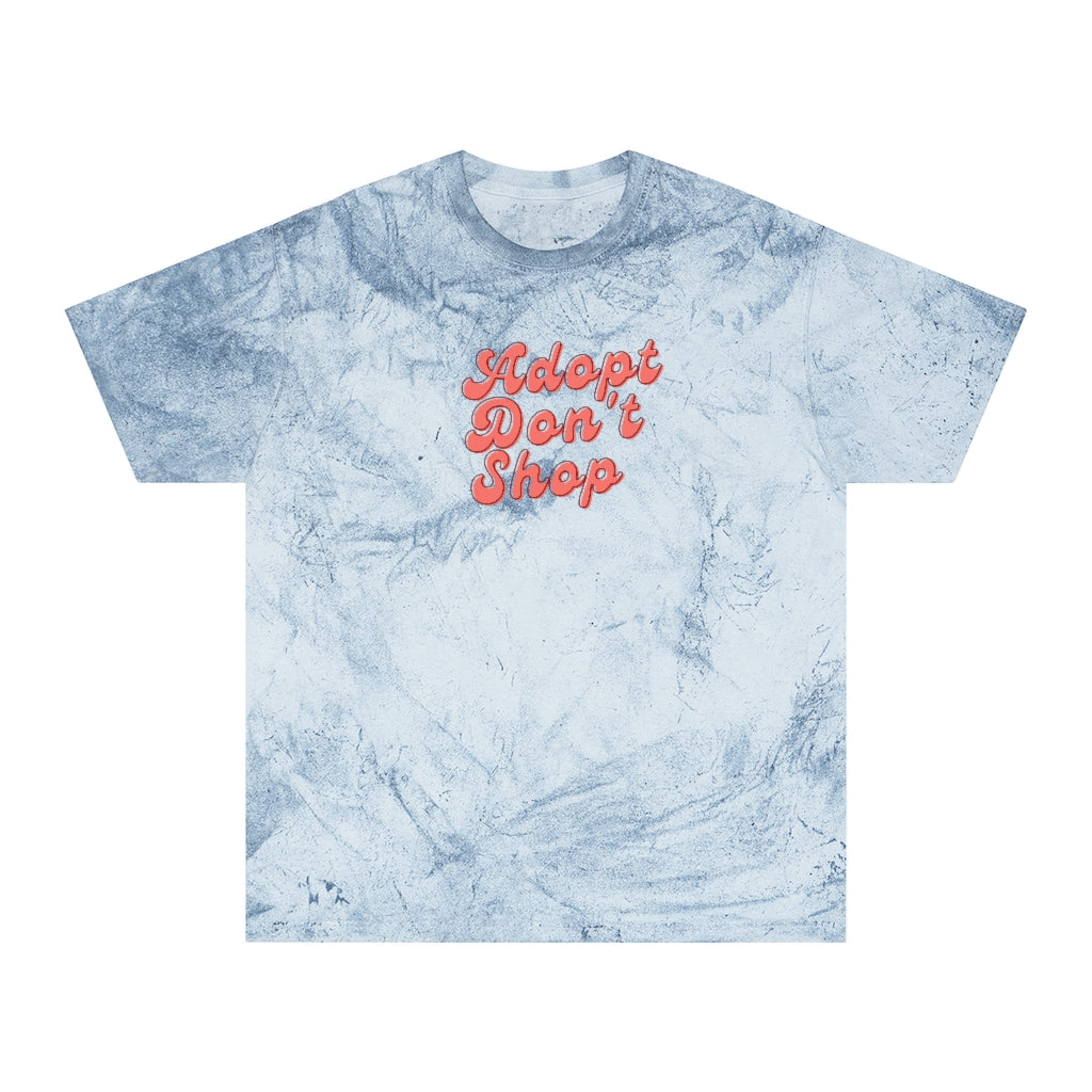 "Adopt Don't Shop" Color Blast T-Shirt