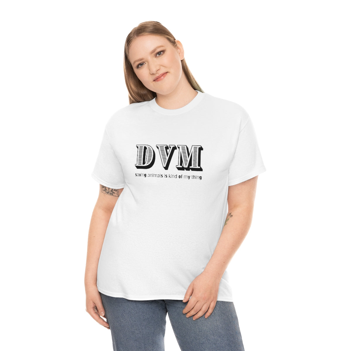 "DVM, saving animals is kind of my thing" Tee