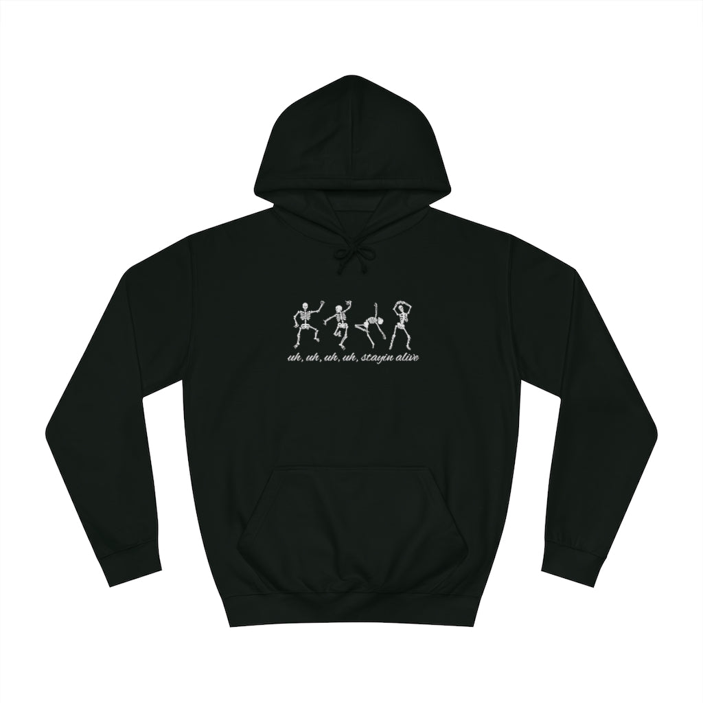 "Stayin' Alive" - Dancing Skeletons Hoodie