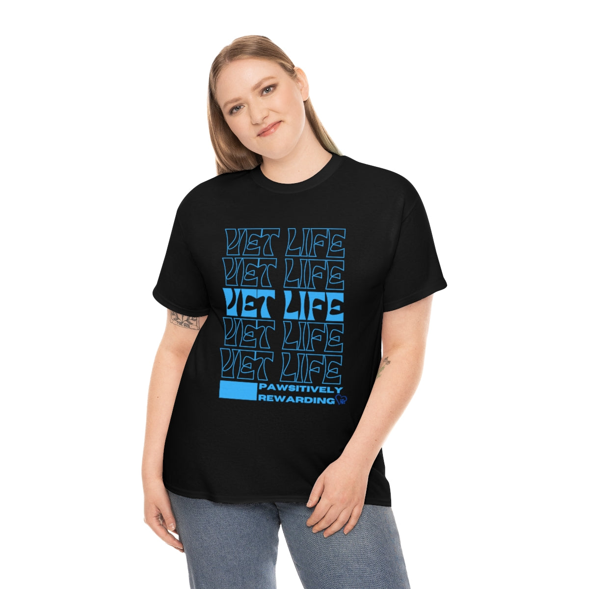 "Vet Life: Pawsitively Rewarding" Tee