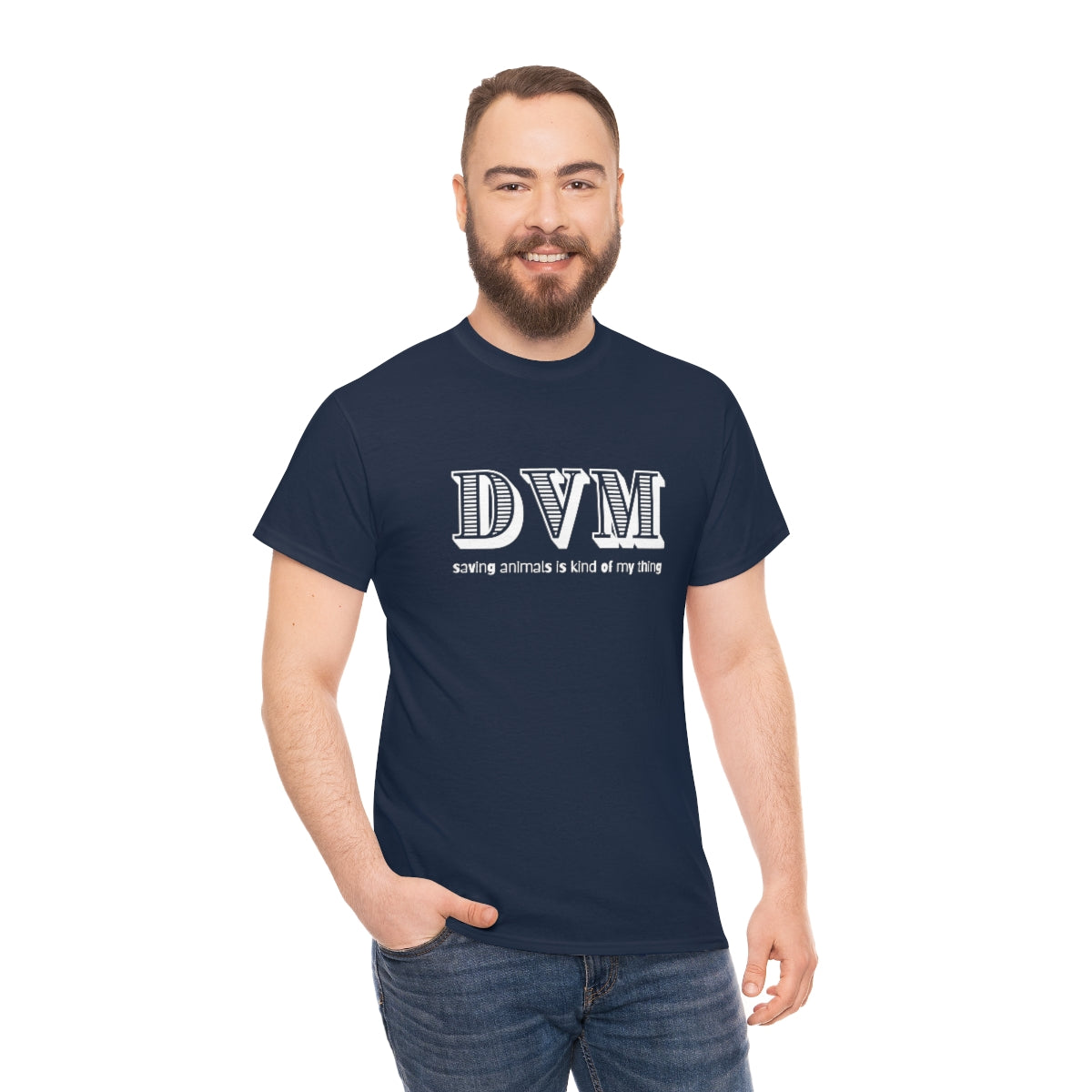 "DVM, saving animals is kind of my thing" Tee