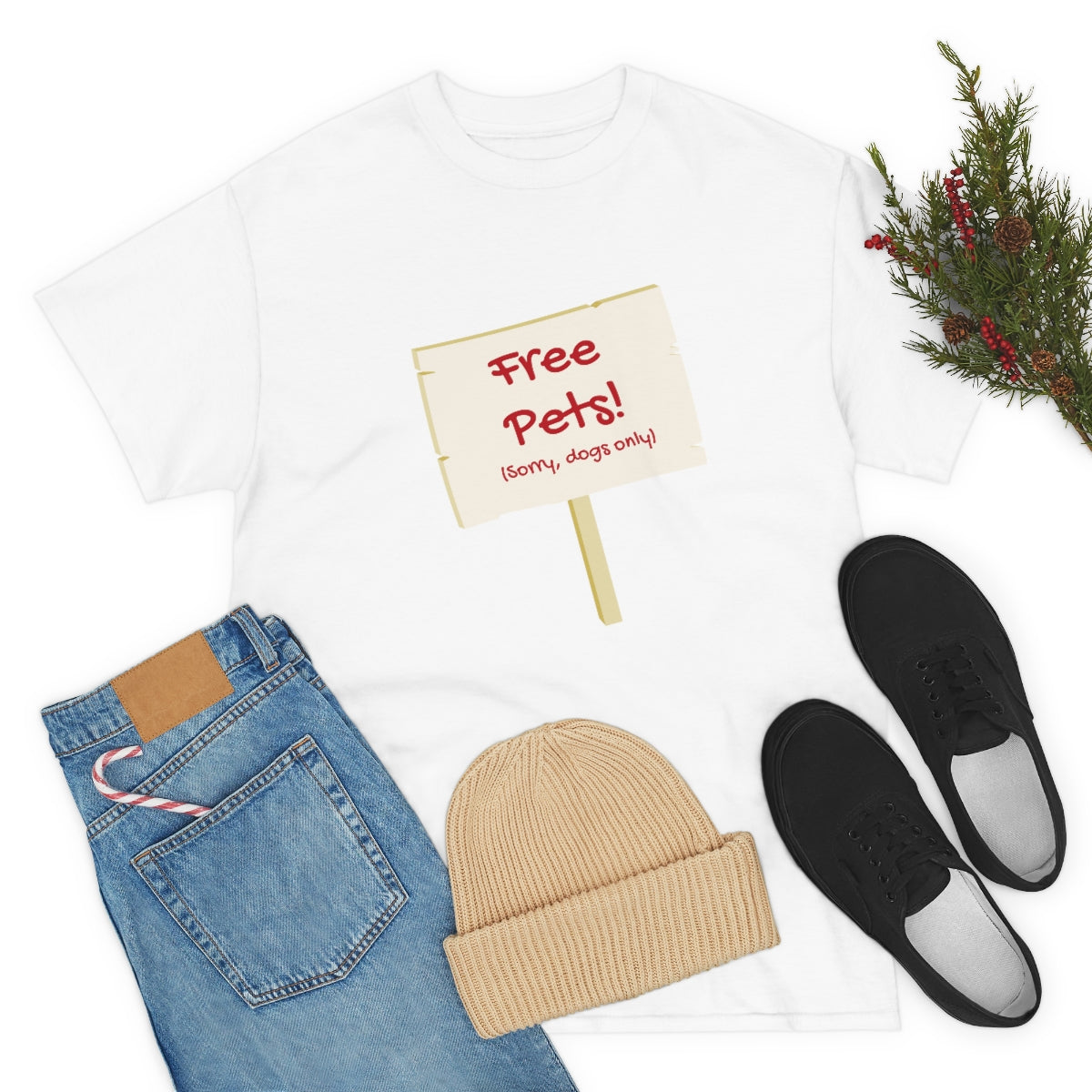 "Free Pets! (Sorry, dogs only)" Tee