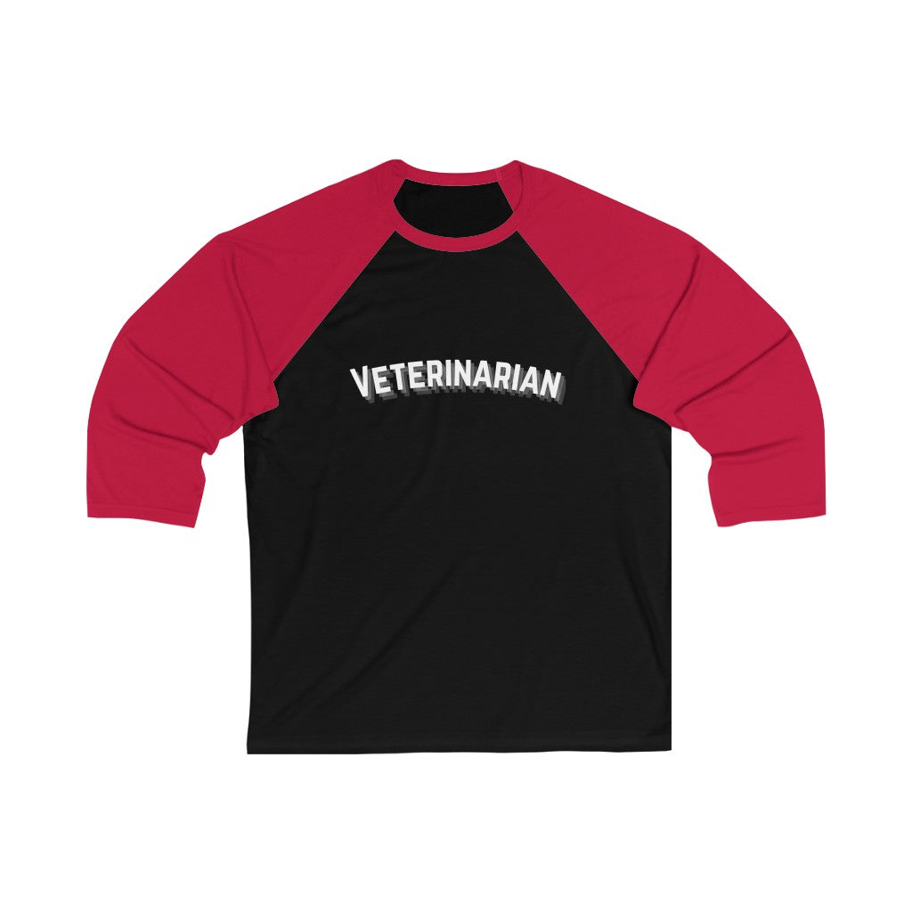 "Veterinarian" Baseball Tee