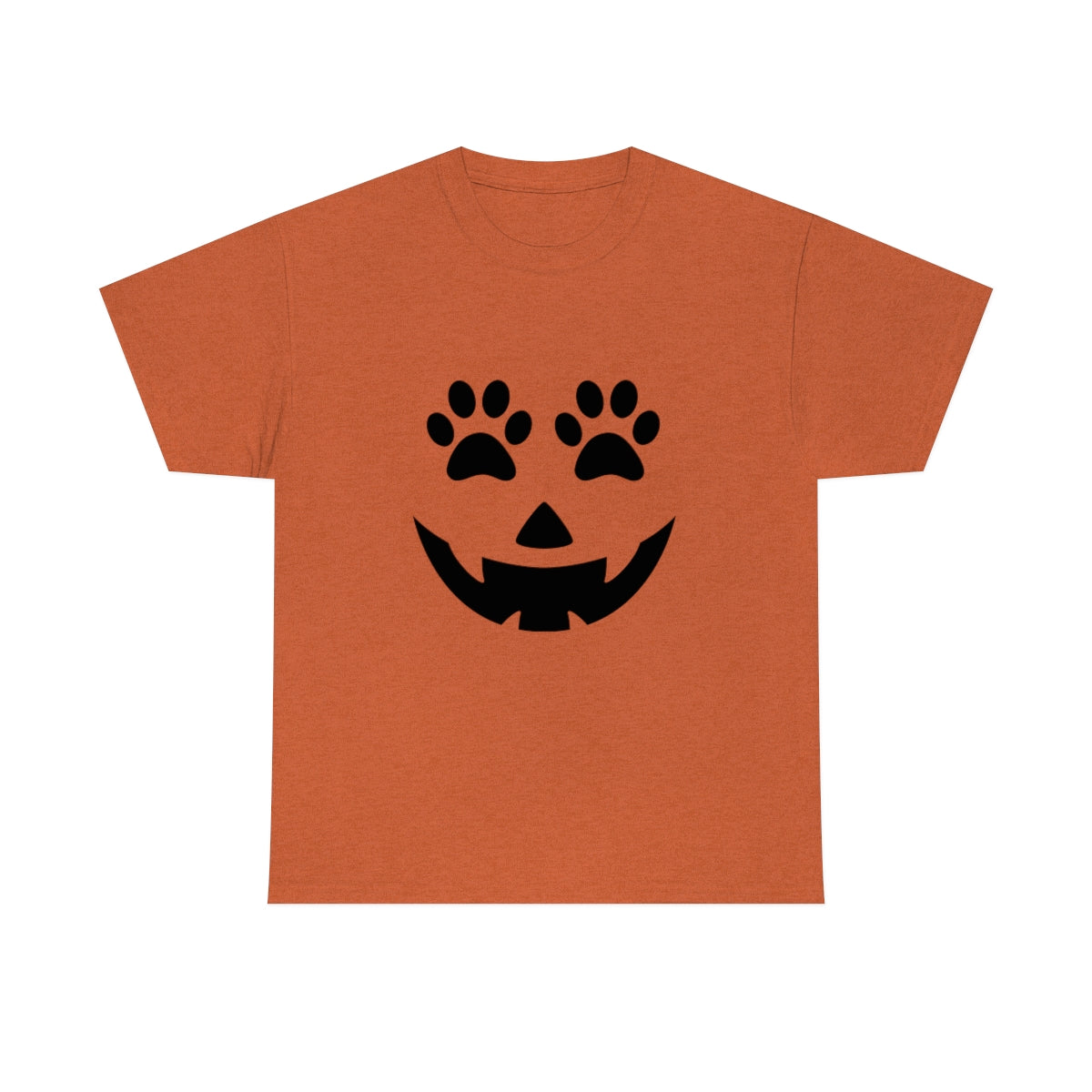 Pumpkin Face with Paw Eyes, Tee