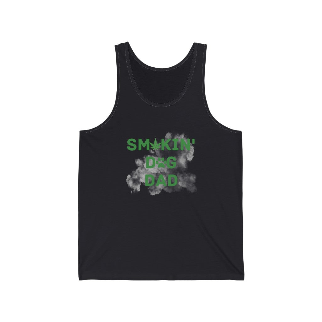 "Smokin' Dog Dad" Jersey Tank