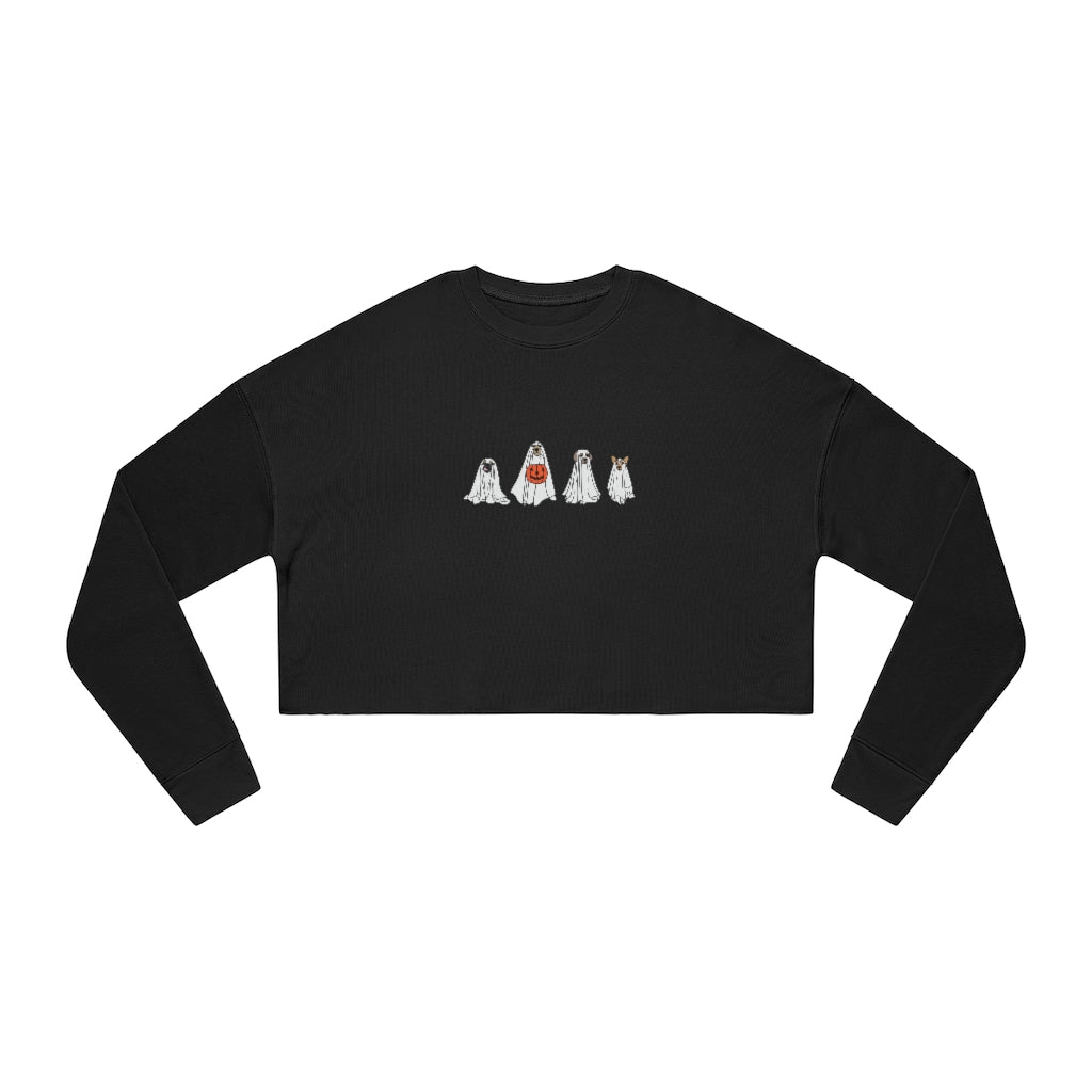 Ghost Puppies Cropped Sweatshirt