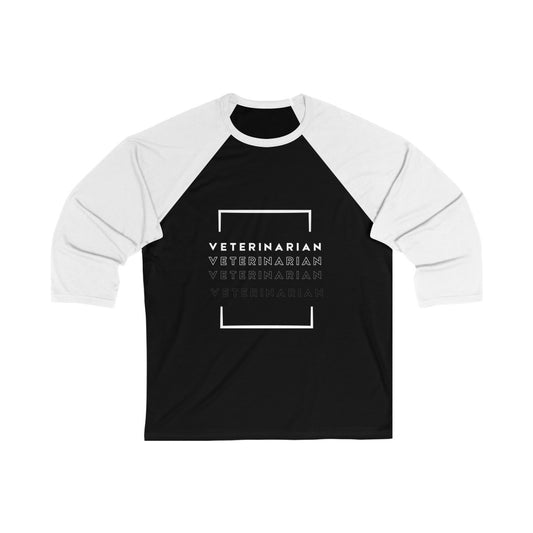 Veterinarian 3\4 Sleeve Baseball Tee