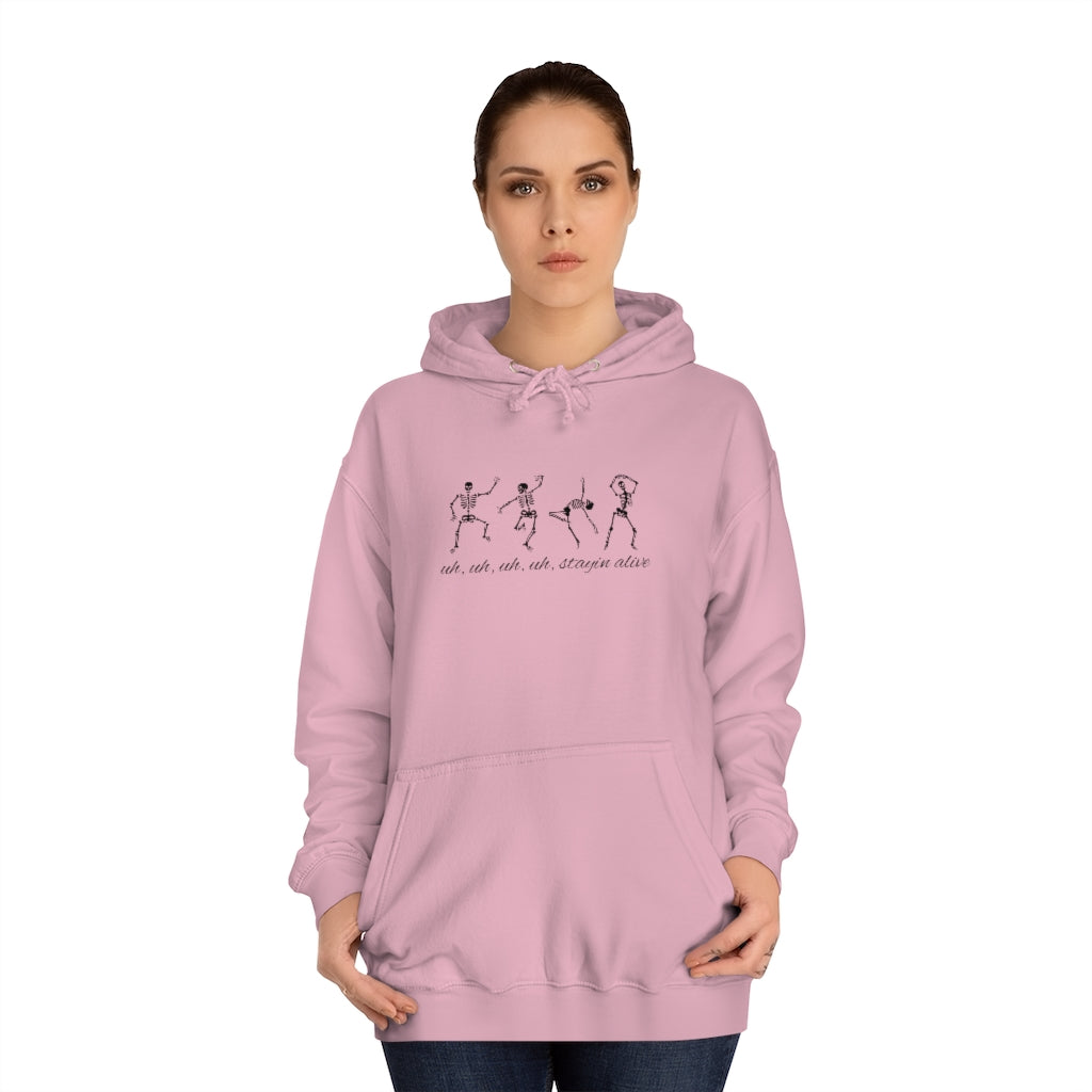 "Stayin' Alive" - Dancing Skeletons Hoodie