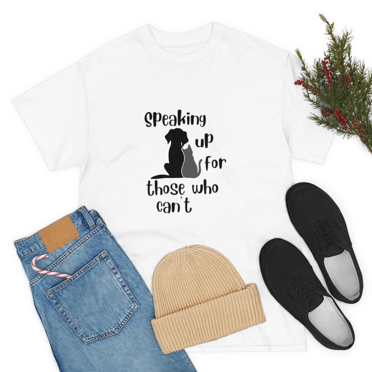 "Speaking up for those who can't" Tee