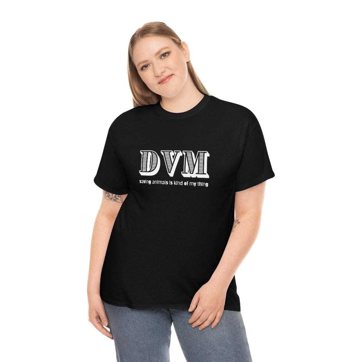 "DVM, saving animals is kind of my thing" Tee