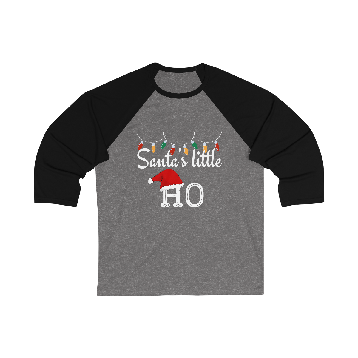 "Santa's Little Ho", Baseball Tee