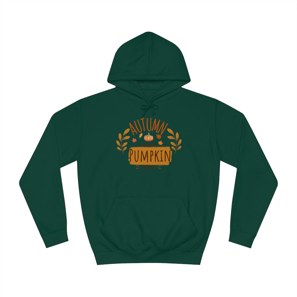 "Autumn leaves & pumpkin please" Hoodie