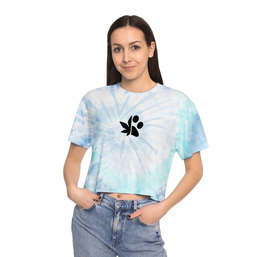 Dope Dogs Tie-Dye Crop Tee