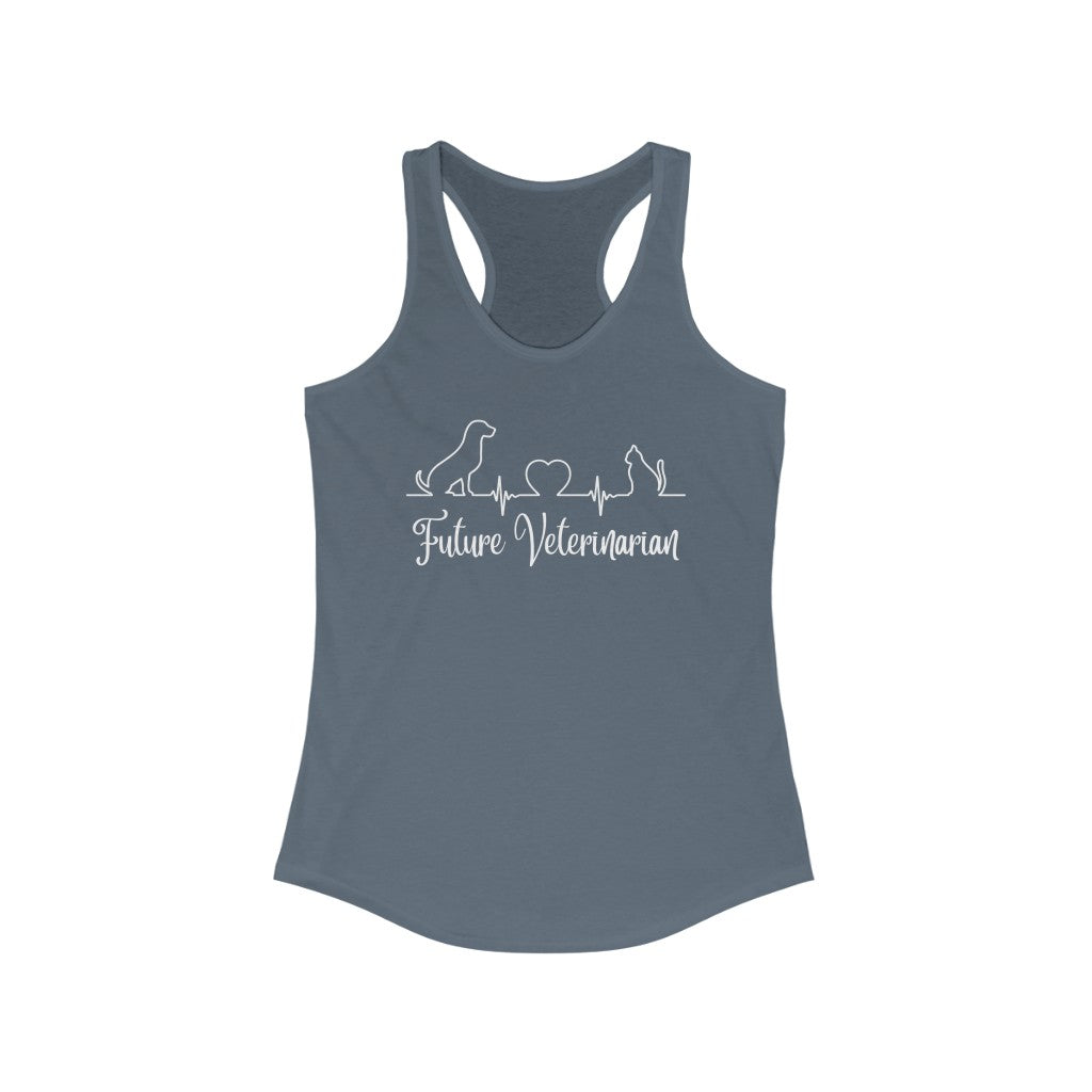 "Future Veterinarian" Racerback Tank