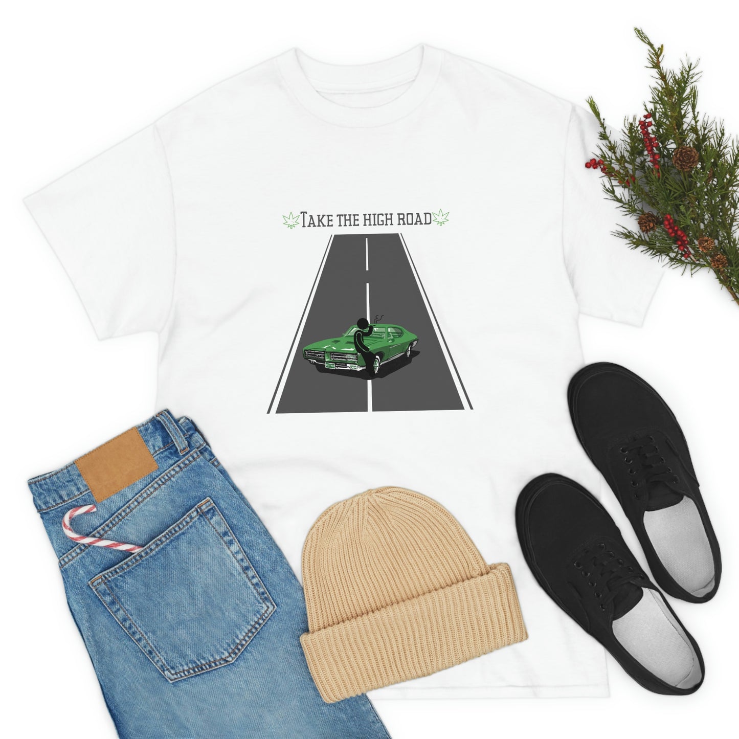 "Take the high road" Tee