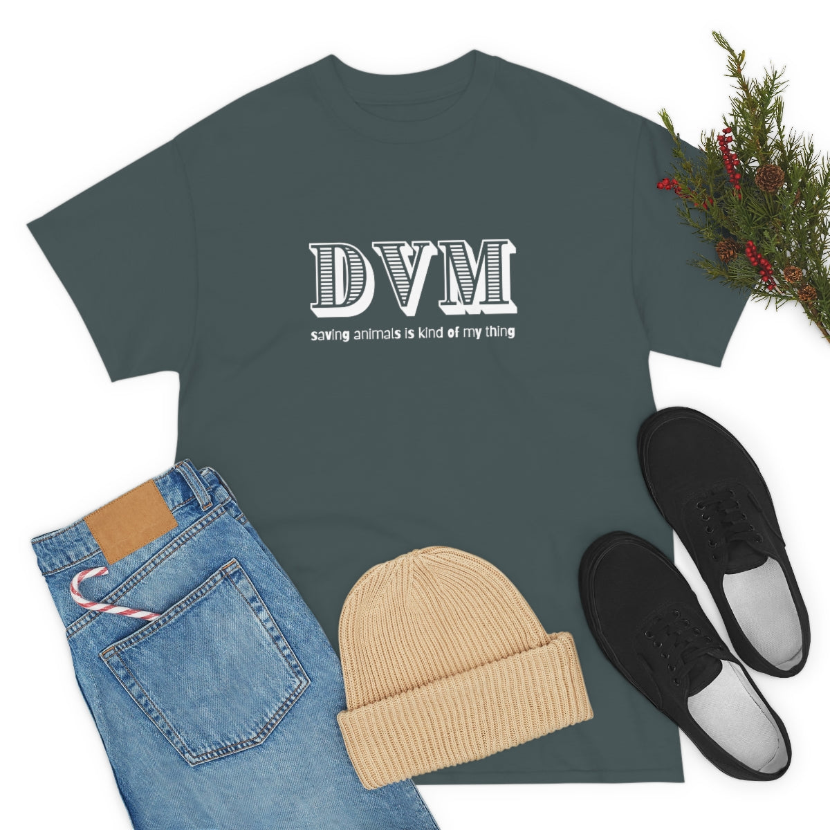 "DVM, saving animals is kind of my thing" Tee