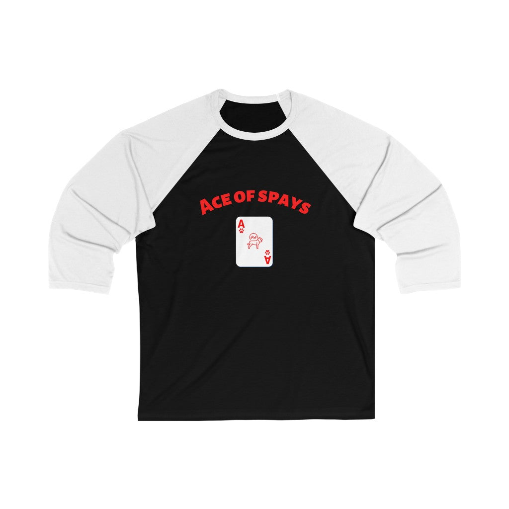 "Ace of Spays" Baseball Tee