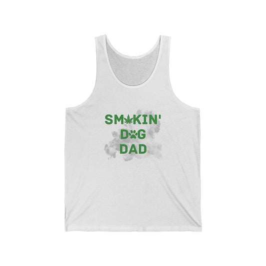 "Smokin' Dog Dad" Jersey Tank