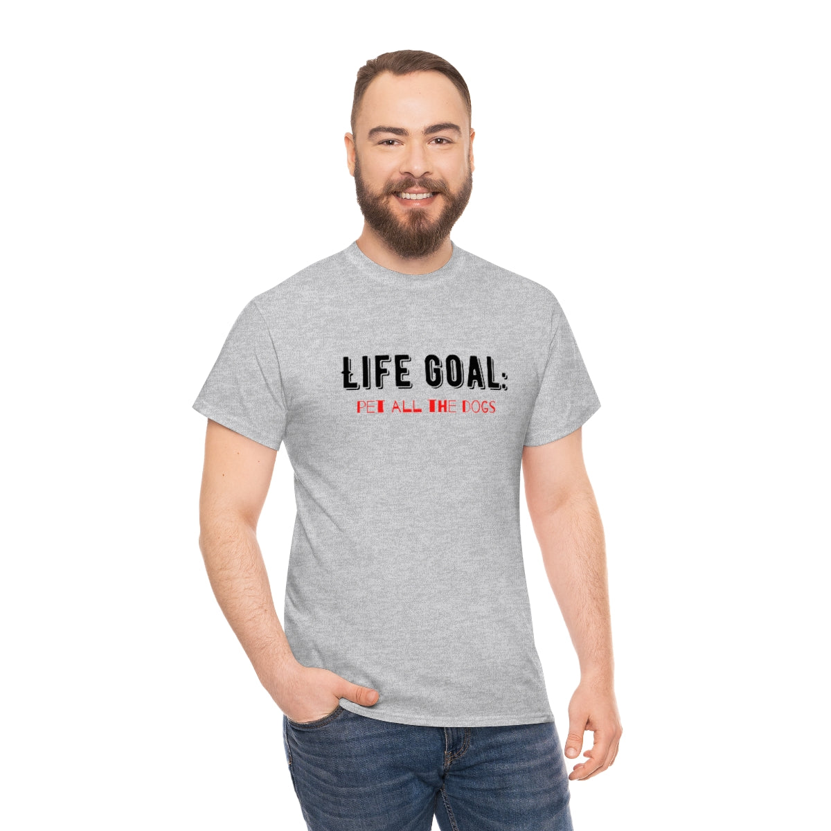 "Life Goal: Pet all the dogs" Tee