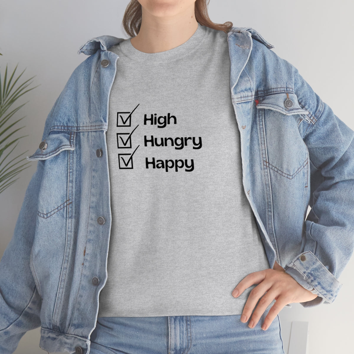 "High, Hungry, Happy" Tee