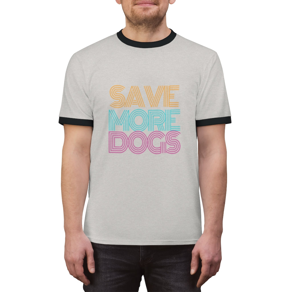 "Save More Dogs" Ringer Tee