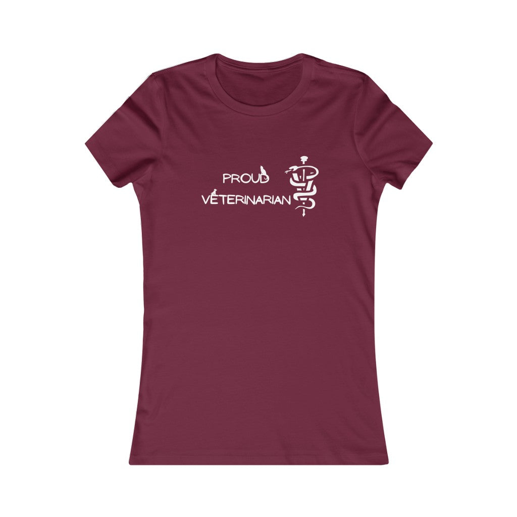 "Proud veterinarian" Women's Tee