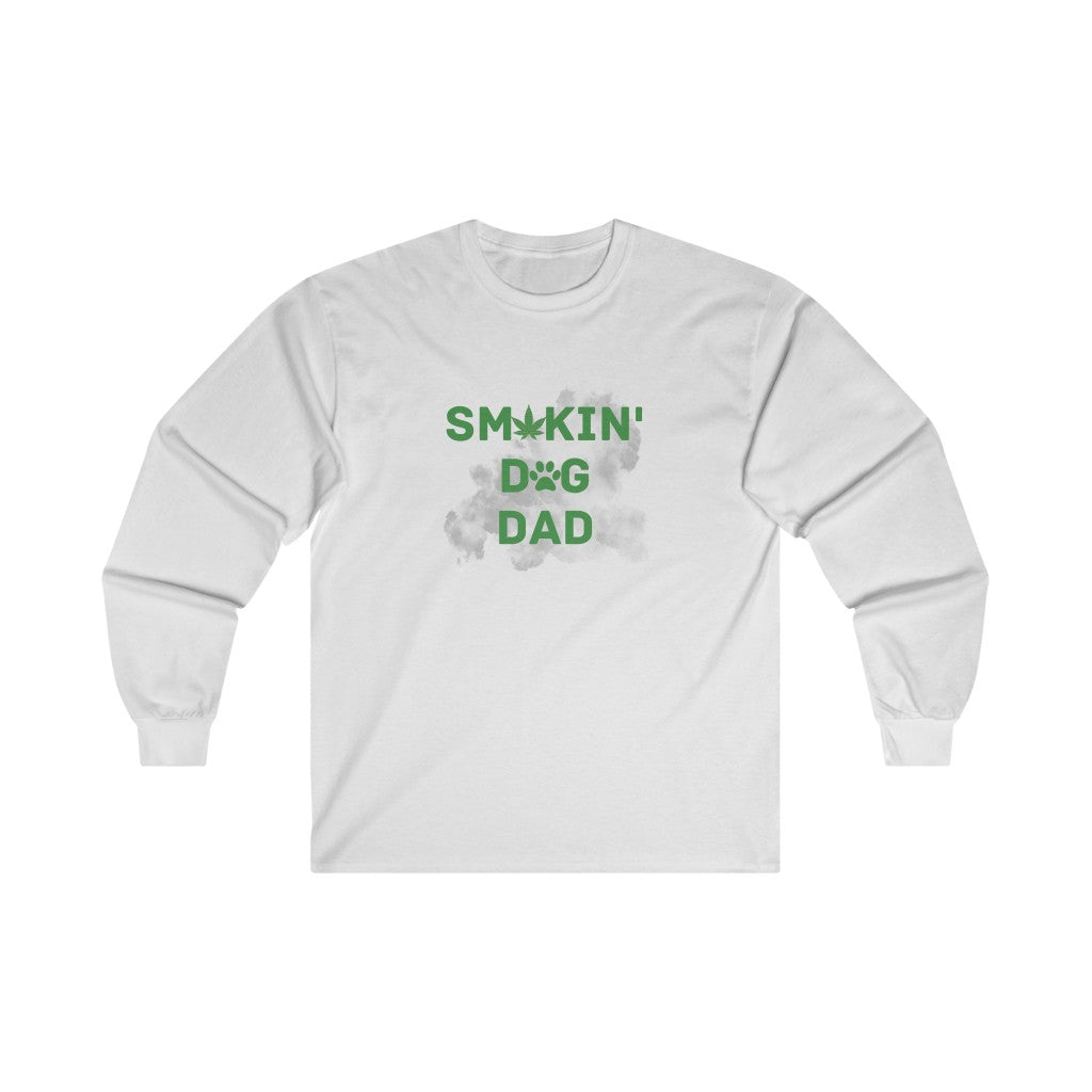 "Smokin' Dog Dad" Long Sleeve Tee