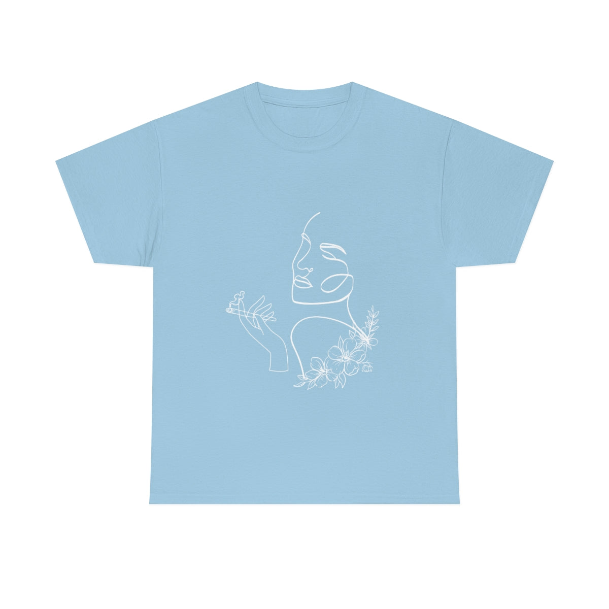 Smoking Woman Cotton Tee