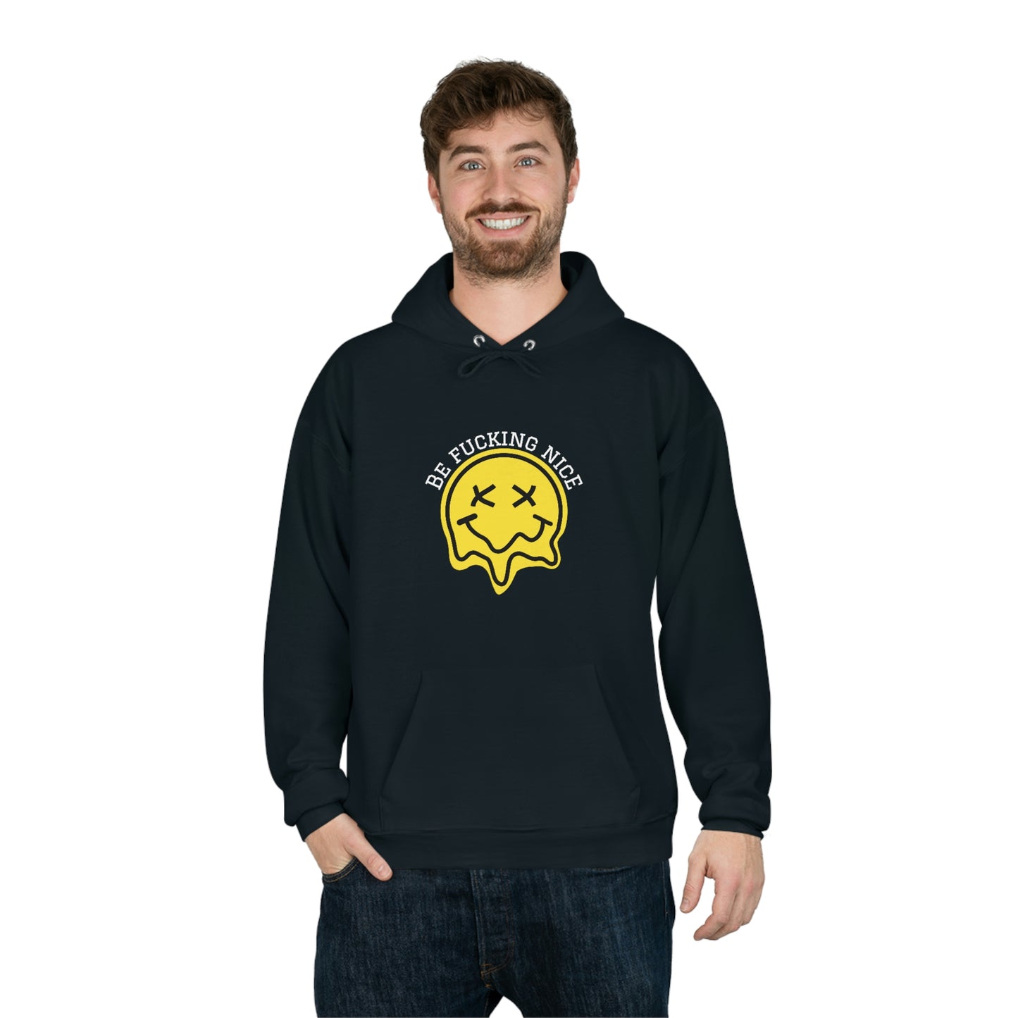 "Be fucking nice. We're all doing our best", Hoodie