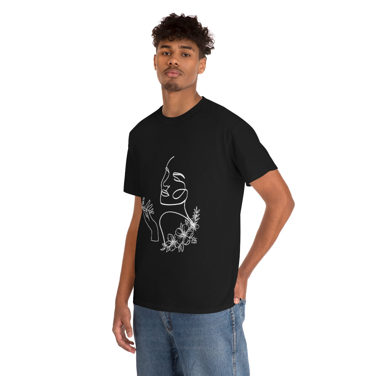 Smoking Woman Cotton Tee