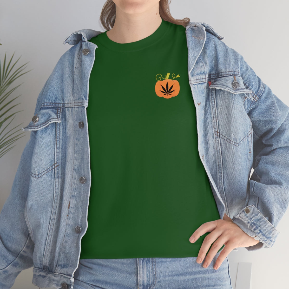 Pumpkin Weed Leaf, Tee