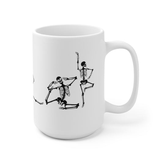 Skeleton Yoga - Large Ceramic Mug