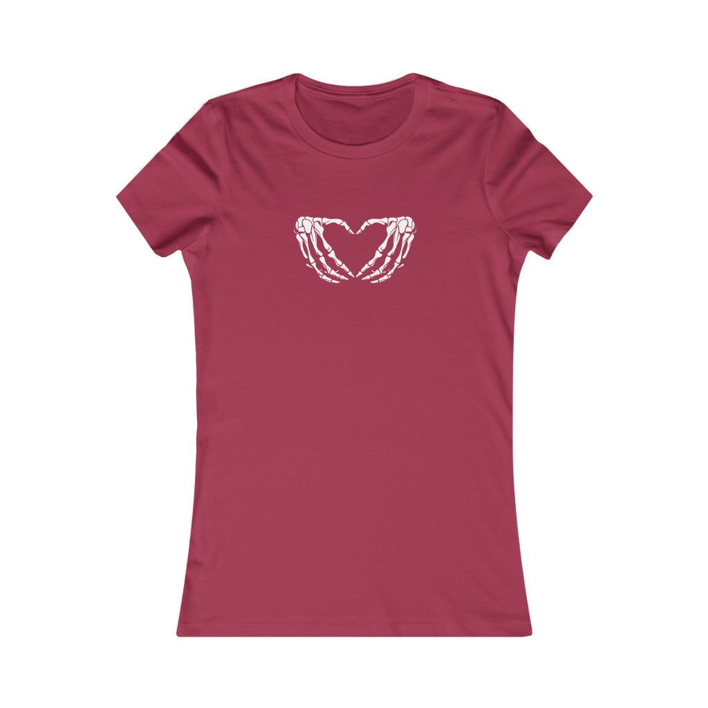 Skeleton Heart Women's Tee